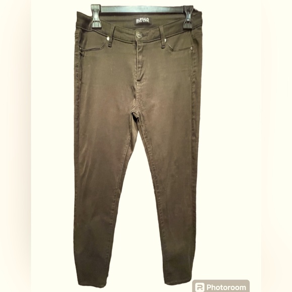 Buffalo David Bitton Green Army Stretch Mid Rise Jegging, Pocket Front seal 8/29 - Picture 2 of 12